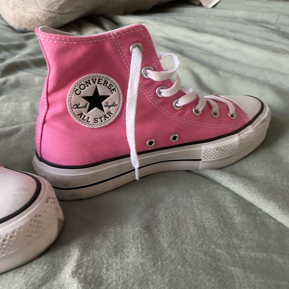 Pink platform converse - Picture 3 of 6